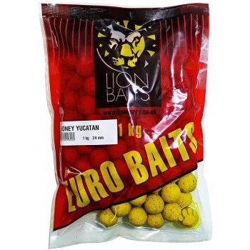 Lion Baits Бойлы тонущие серии EURO BAITS 24 мм мед Юкатан - 1 кг