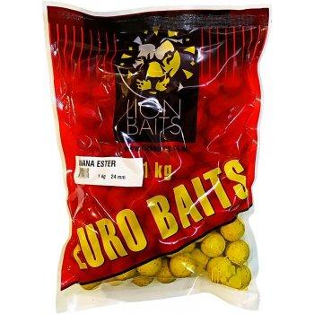 Lion Baits Бойлы тонущие серии EURO BAITS 24 мм банановый эфир - 1 кг