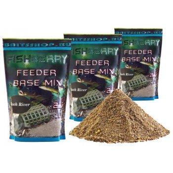 FishBerry Прикормочная смесь Feeder - Black River - 2 кг