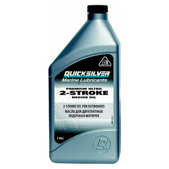 Моторное масло Quicksilver Premium Ultra для 2-тактных лодочных моторов
