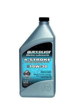 Моторное масло (4-х тактное) QuickSilver Marine Engine Oil Sae 10W30 1L