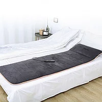 Массажный матрас с подогревом, 5 режимов, 10 вибромоторов, 175х57см. Массажер