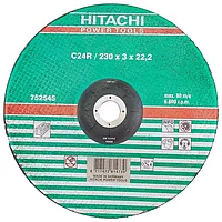 Диск отрезной по камню и бетону 230х3,0 с вынесенным центром HITACHI 752545