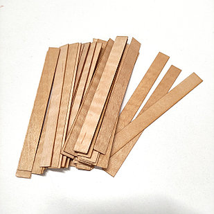 Фитиль деревянный для свечи 10см (100 мм х 10 мм), шт