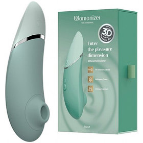 Бесконтактный вакуумно-волновой стимулятор клитора Womanizer Next цвета шалфея