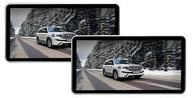 КОМПЛЕКТ НАВЕСНЫХ МОНИТОРОВ 11.6" ERGO LC200 НА ANDROID ДЛЯ TOYOTA LC200/LEXUS LX