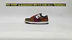 Кроссовки Nike SB Dunk Brown Blue Burgundy, фото 3