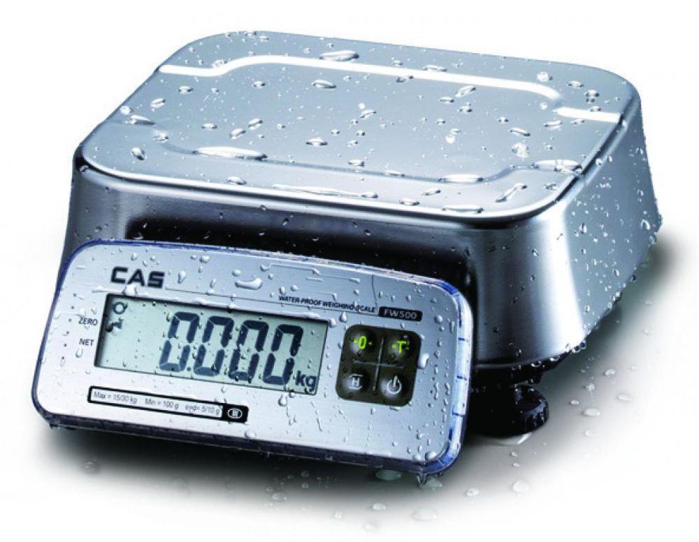 Весы для простого взвешивания CAS FW500-06E ( 6 кг /дискр. 1/2 г., влагостойкие (IP 69)