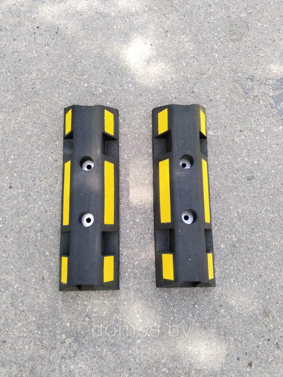 Колесоотбойник резиновый (делиниатор) 0,5м, размер 160*100*500 мм