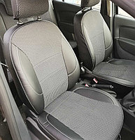 Чехлы на сиденья Renault Logan (2004-2014) / Рено Логан (экокожа, жаккард)