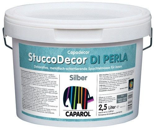 Шпатлёвка декоративная StuccoDecor Di Perla Золото/Серебро 2,5л - фото 2 - id-p33731332