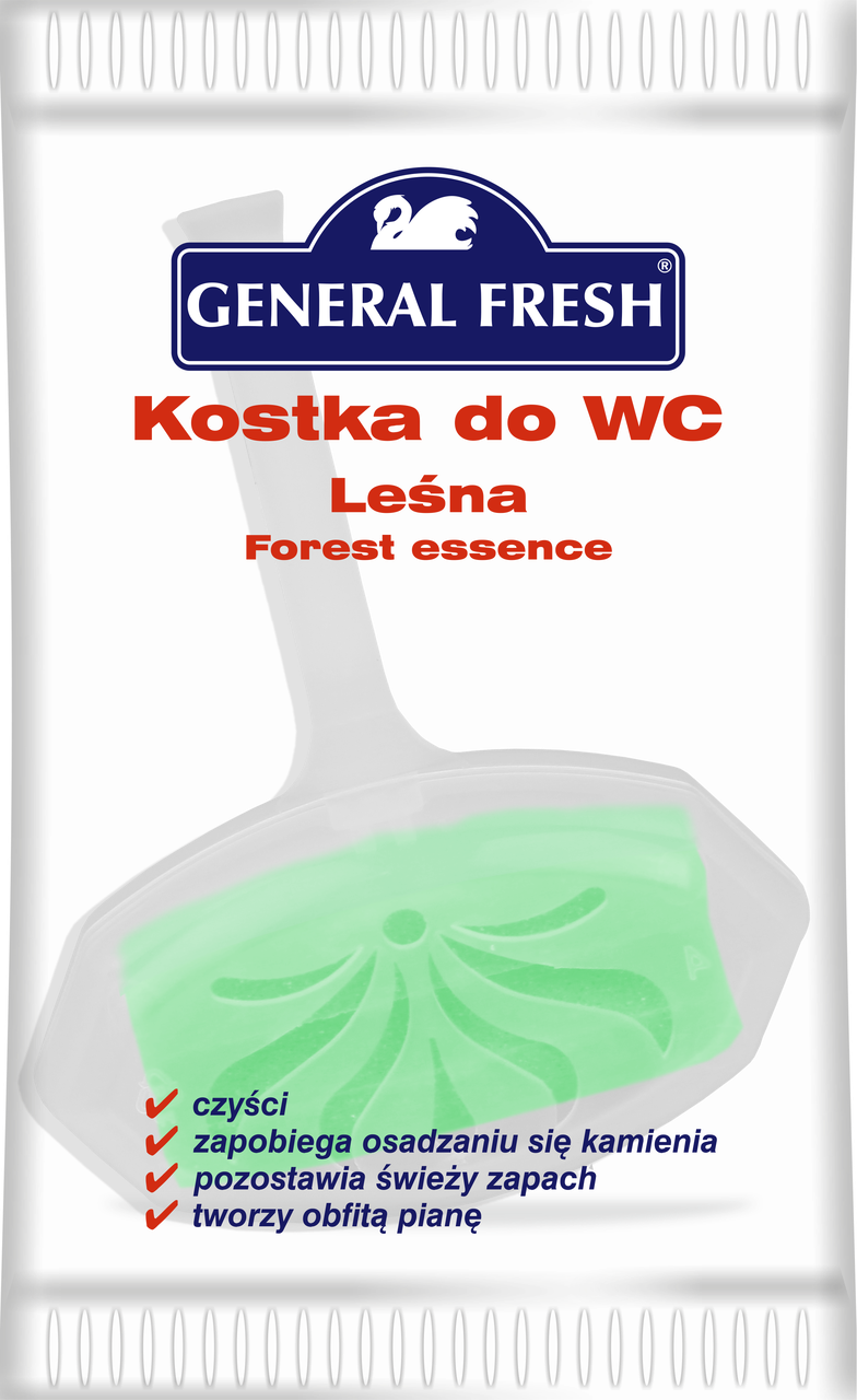 Освежитель для унитазов "KOSTKA do WC" General Fresh  в целлофане лес