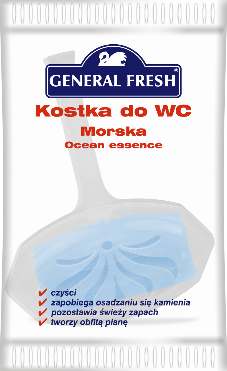 Освежитель для унитазов "KOSTKA do WC" General Fresh  в целлофане море