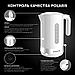 Чайник электрический POLARIS PWK 1803C, 2200Вт, белый, фото 7