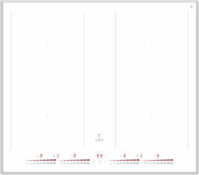 Индукционная варочная панель LEX EVI 641C WH, независимая, белый