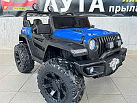 Детский электромобиль Baby Driver C222 4WD (синий) Полноприводный двухместный Jeep