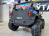 Детский электромобиль Baby Driver C222 4WD (синий) Полноприводный двухместный Jeep, фото 5