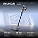 Беспроводной ручной пылесос (handstick) Hyundai HYV-S7970, 500Вт, серый/синий, фото 2