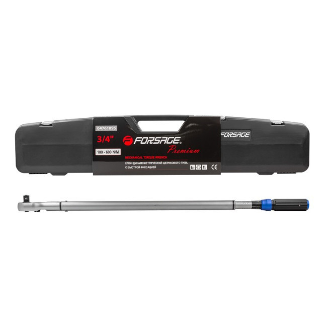 Ключ динамометрический 3/4'' 100-600Нm (Forsage F-64761095)