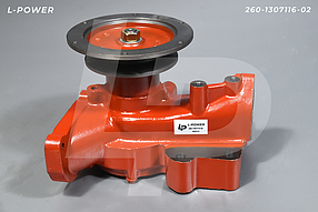 260-1307116-02 Насос водяной МТЗ, Амкодор Д-260 (шкив 1 ручей) L-POWER