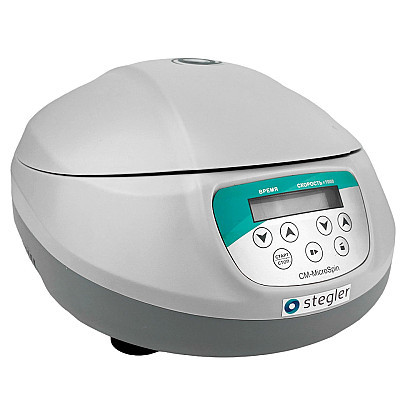 Лабораторная высокоскоростная микроцентрифуга STEGLER СМ-MicroSpin (до 14 500 об/мин, 12×2 мл)107904