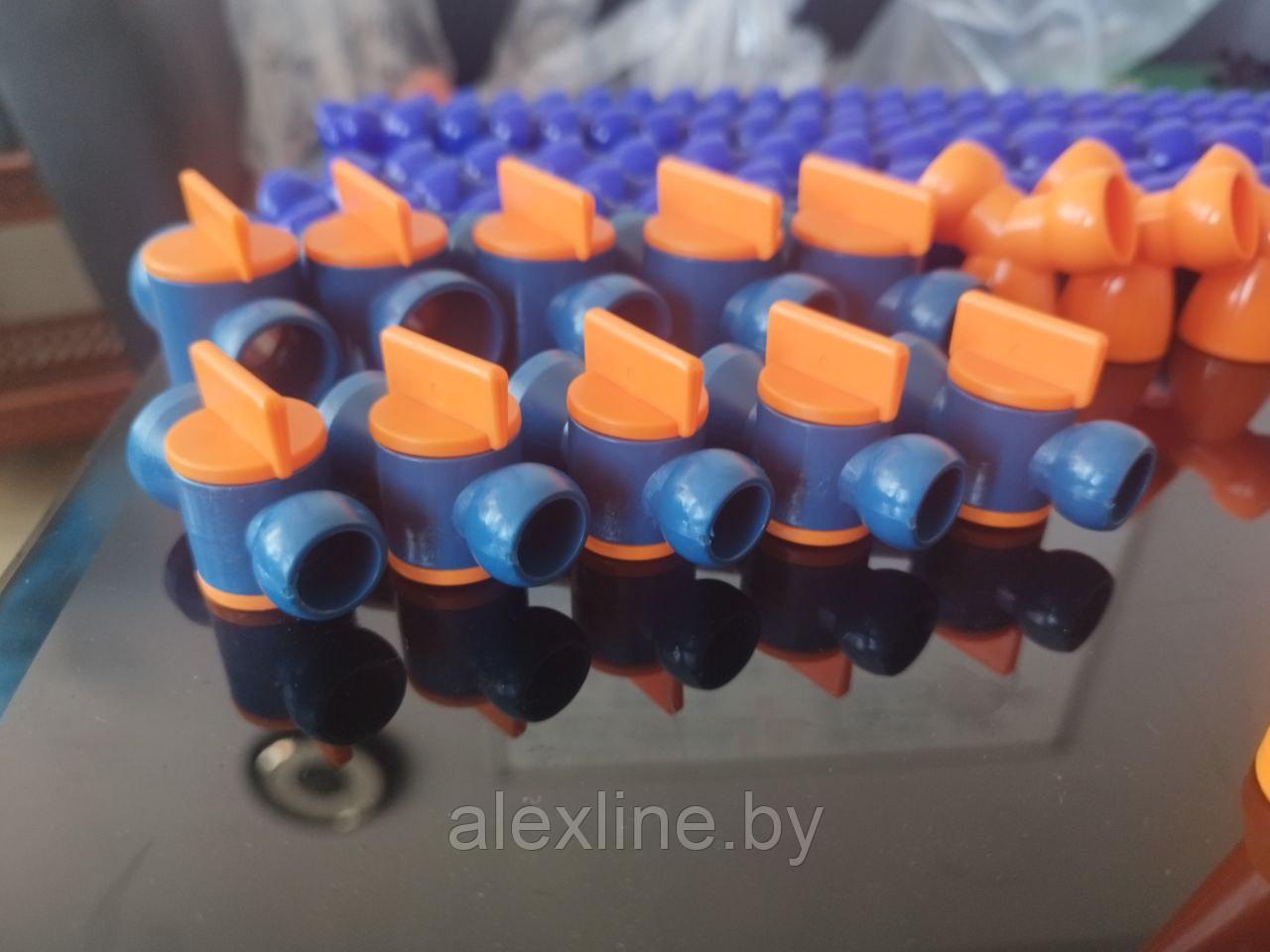 3/8" Фитинг крановый линейный систем подачи СОЖ