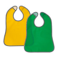 Нагрудник IKEA ГРЕНФИНК 2 шт зеленый желтый