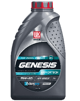 Моторное масло Лукойл Genesis Armortech Diesel 5W40, 1л