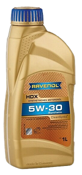 Моторное масло Ravenol HDX SAE 5W-30, 1л
