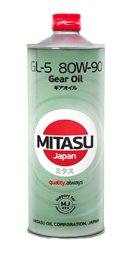 Трансмиссионное масло MITASU GEAR OIL GL-5 80W-90, 1л