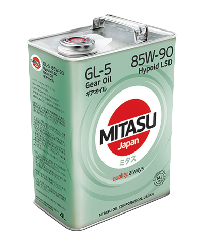 Трансмиссионное масло MITASU GEAR OIL GL-5 85W-90 LSD, 4л