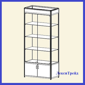 Витрина остекленная 2200х900х500