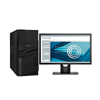 Компьютер офисный с монитором 22" на базе процессора Intel Core i3-8100 [Процессор: Intel Core i3-8100, 4