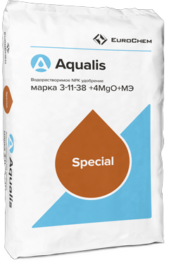 Удобрение Еврохим Аквалис Специальный Aqualis 3:11:38 + 4Mg + микро, 25 кг