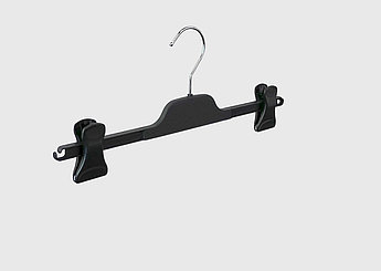 Вешалка  пластиковая  с прищепками  G36/черная
