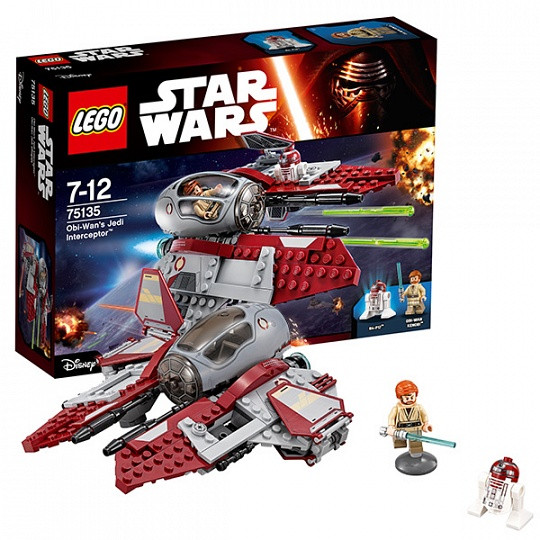 Конструктор Лего 75135 Перехватчик джедаев Оби-Вана Кеноби Lego Star Wars, фото 1