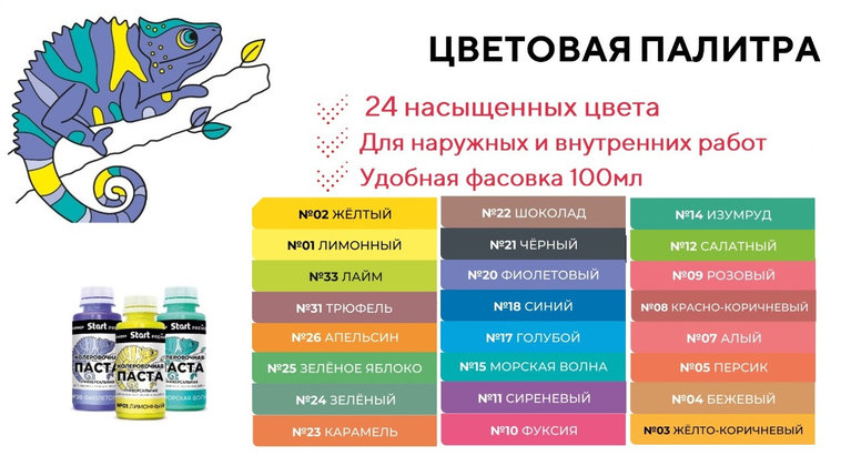 Колер.паста № Х4 "Start Premium"(бежевый), 0.1л, фото 2