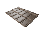 Металлочерепица модульная RoofArt Nordica, GreenCoat Pural BT, 0,53мм, скрытое крепление, антрацитовый серый, фото 3