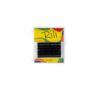 Ресницы чёрные Rili, Микс 6 линий (M 0.07 07-12 мм)