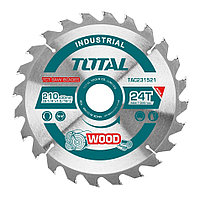 Диск пильный 210x30 мм 24 зуба TOTAL TAC231521