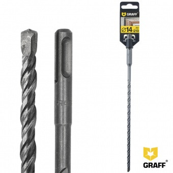 Сверло по бетону 14х150х210 SDS-plus GRAFF