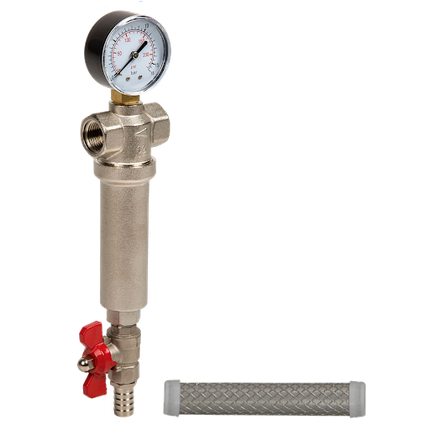 Фильтр латунный хромированный FHMB 12X, фото 2