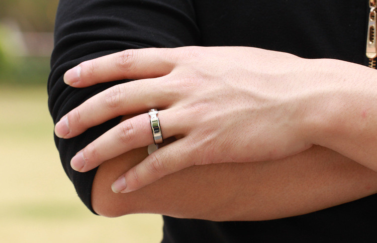 Парные кольца для влюбленных "Неразлучная пара 103" с гравировкой "Моя любовь" - фото 4 - id-p32923477