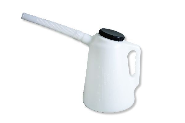 Лейка (канистра) мерительная с разметкой 2 л, пластиковая канистра с гибким носиком GROZ MSR/P/F-2 GR41901