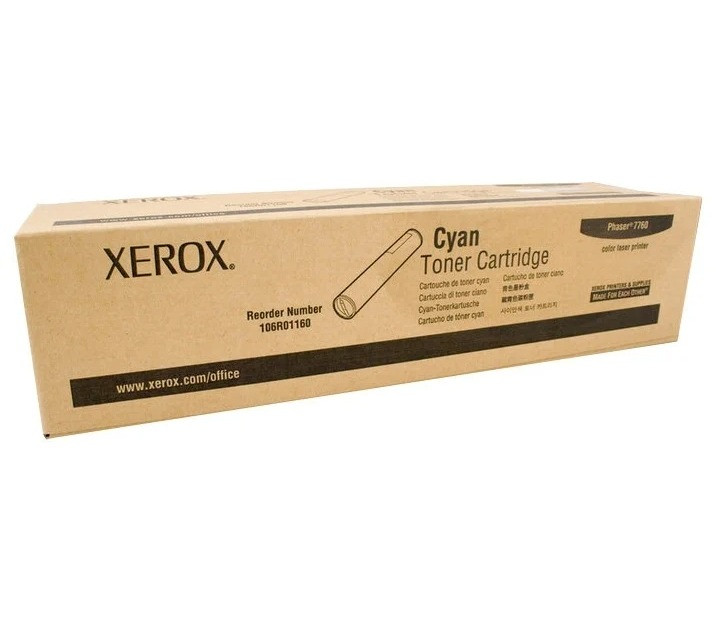 Тонер-картридж XEROX 106R01160 голубой  (для Phaser 7760)