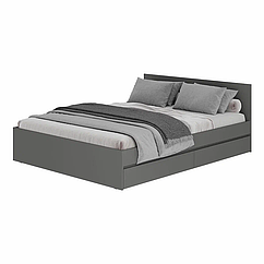 Кровать 1,6 м Симпл КР-17 - Графит (BTS)