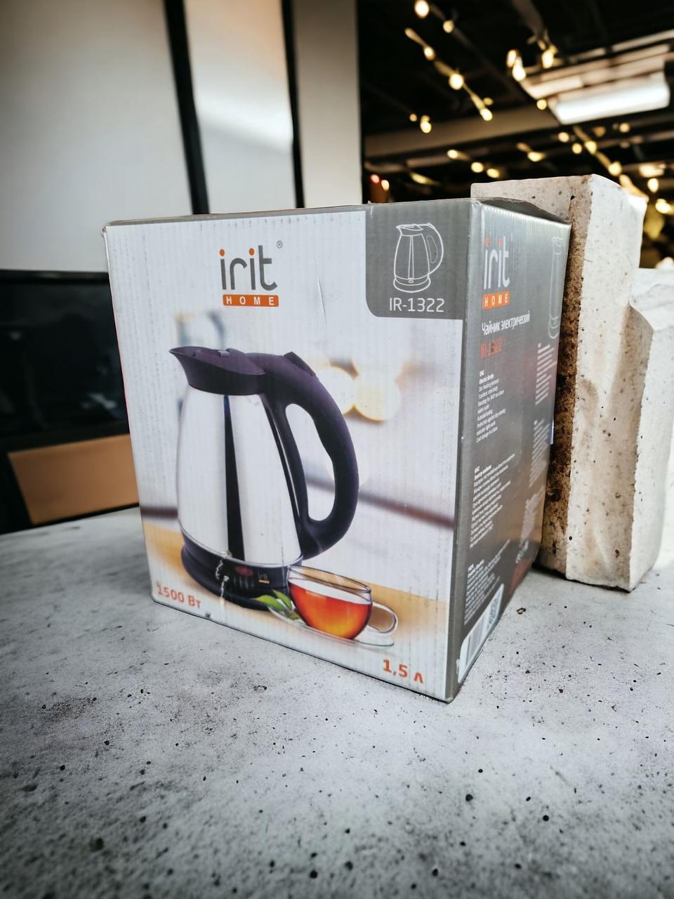 IR-1322 нержавейка Чайник электрический IRIT