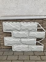 Фасадная панель FineBer Блок молочно-белый 795х595