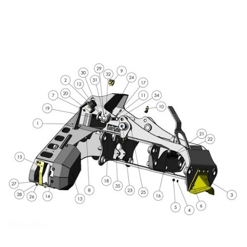 Рама 25RH (RHS) 21511347