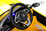 Детский электромобиль RiverToys Mercedes-Benz AMG GT X777XX (жёлтый), фото 2